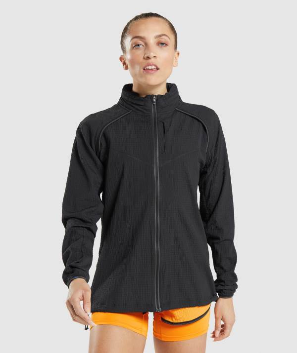 Damske Vetrovky Gymshark Speed Čierne | KN0837241